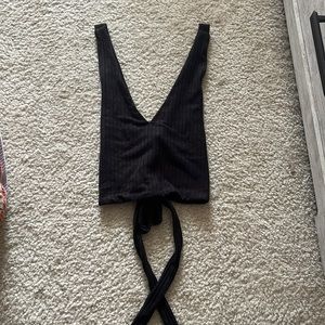 Lulus ribbed crop top